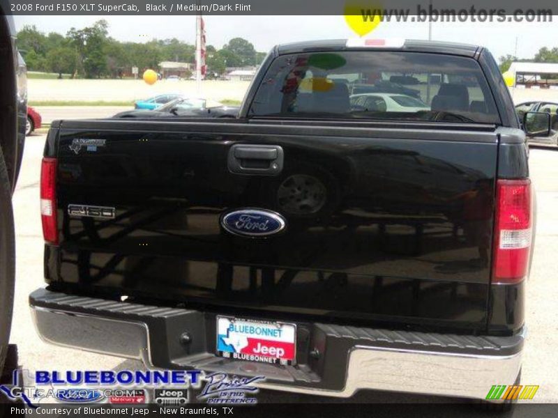 Black / Medium/Dark Flint 2008 Ford F150 XLT SuperCab