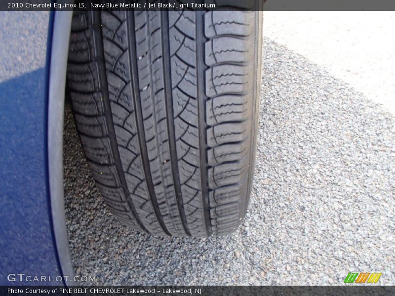 Navy Blue Metallic / Jet Black/Light Titanium 2010 Chevrolet Equinox LS