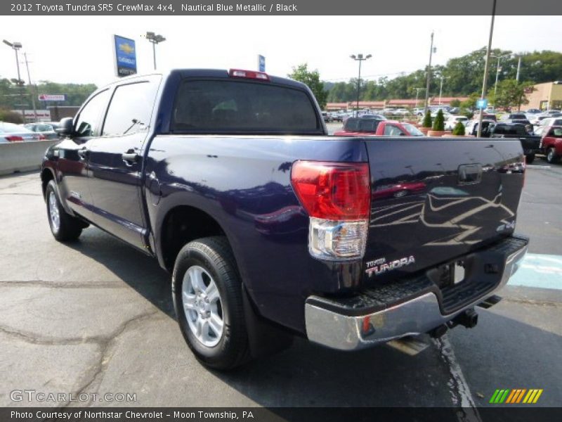 Nautical Blue Metallic / Black 2012 Toyota Tundra SR5 CrewMax 4x4