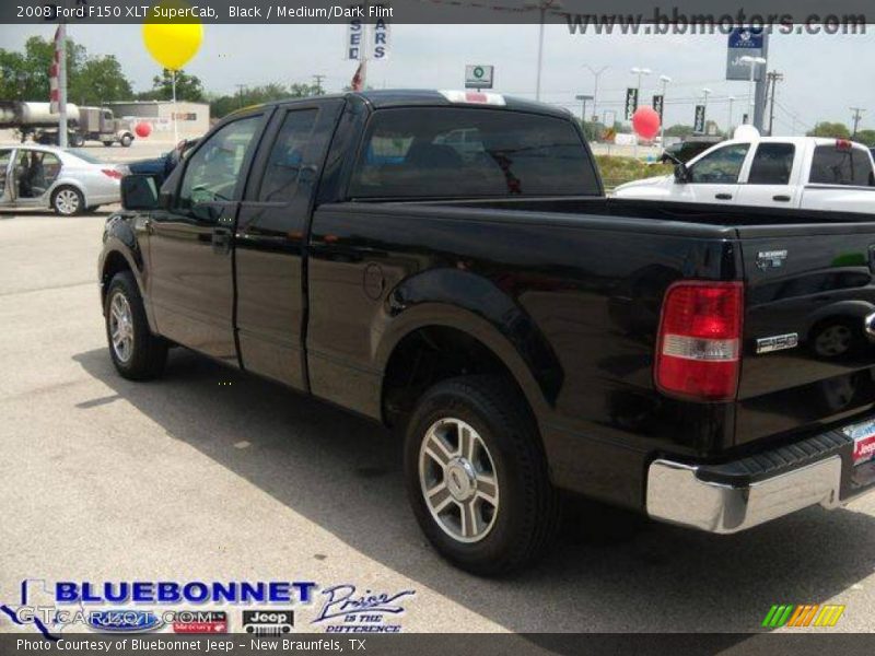 Black / Medium/Dark Flint 2008 Ford F150 XLT SuperCab