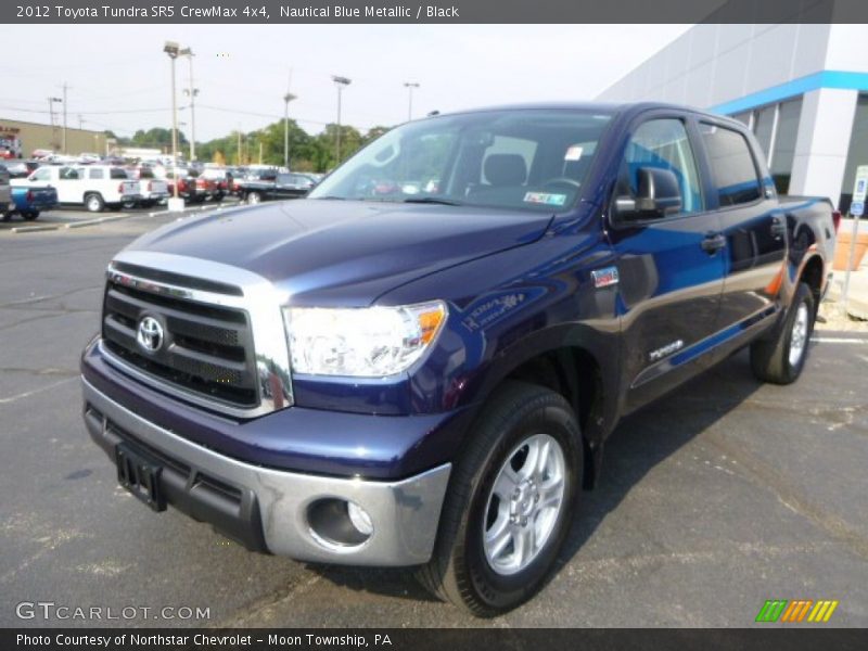 Nautical Blue Metallic / Black 2012 Toyota Tundra SR5 CrewMax 4x4