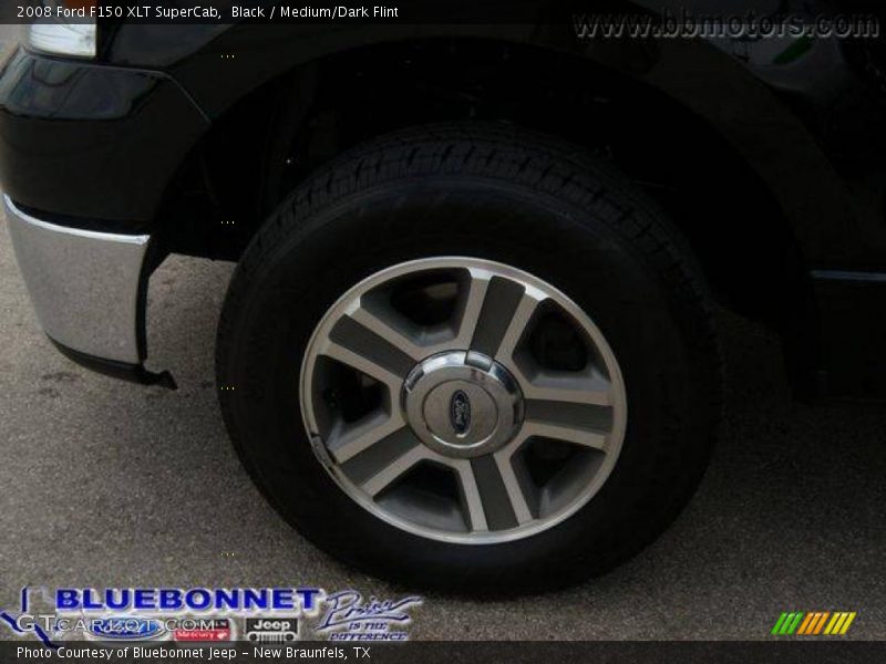 Black / Medium/Dark Flint 2008 Ford F150 XLT SuperCab