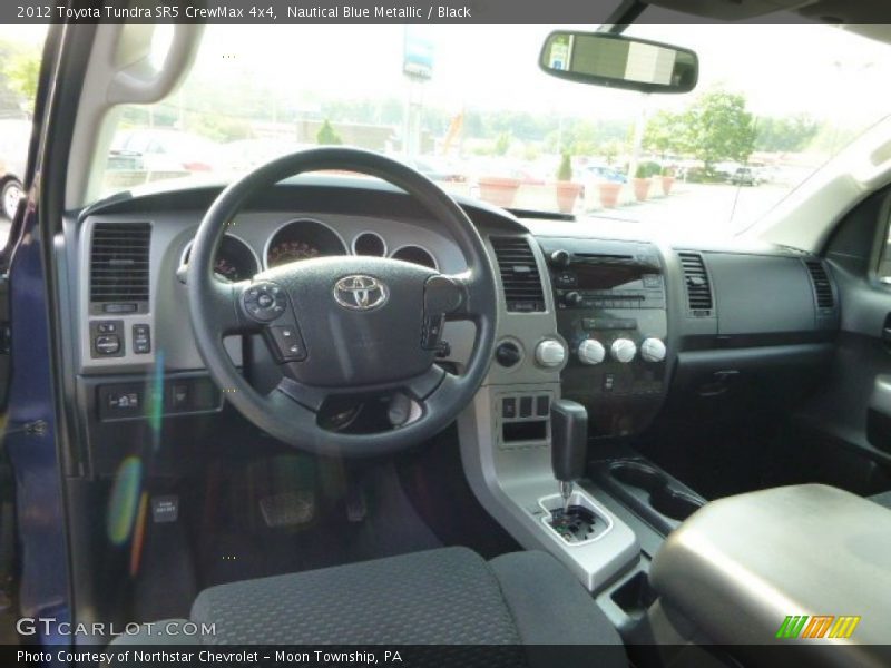 Nautical Blue Metallic / Black 2012 Toyota Tundra SR5 CrewMax 4x4