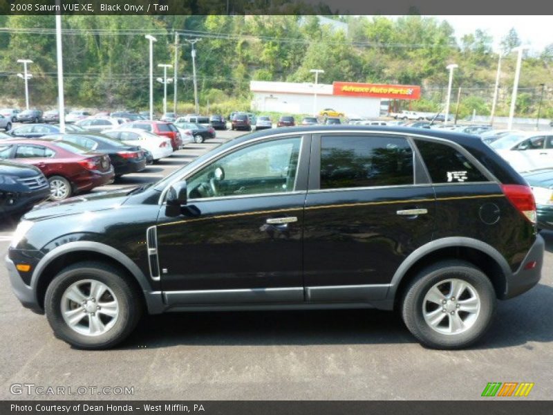 Black Onyx / Tan 2008 Saturn VUE XE