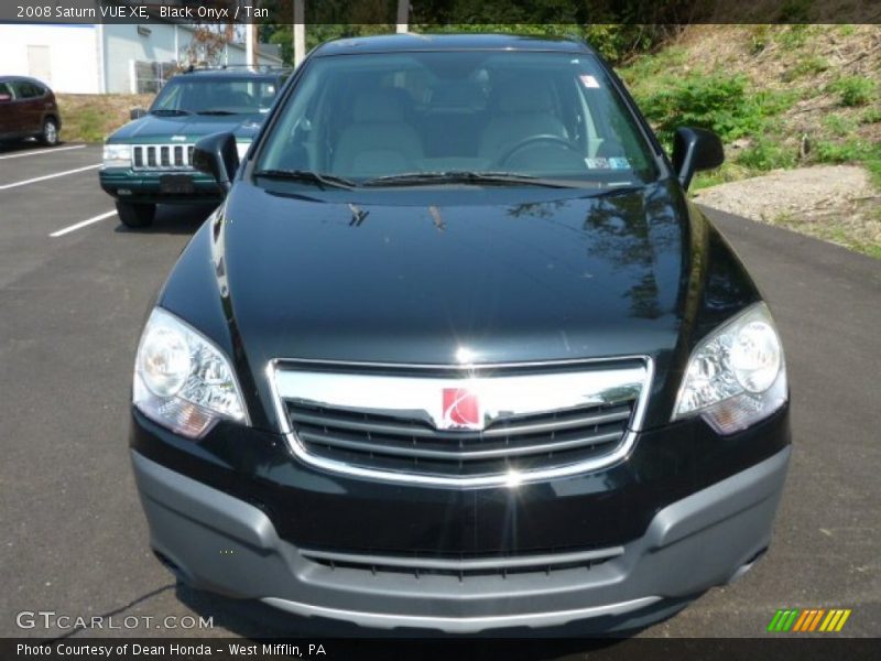Black Onyx / Tan 2008 Saturn VUE XE