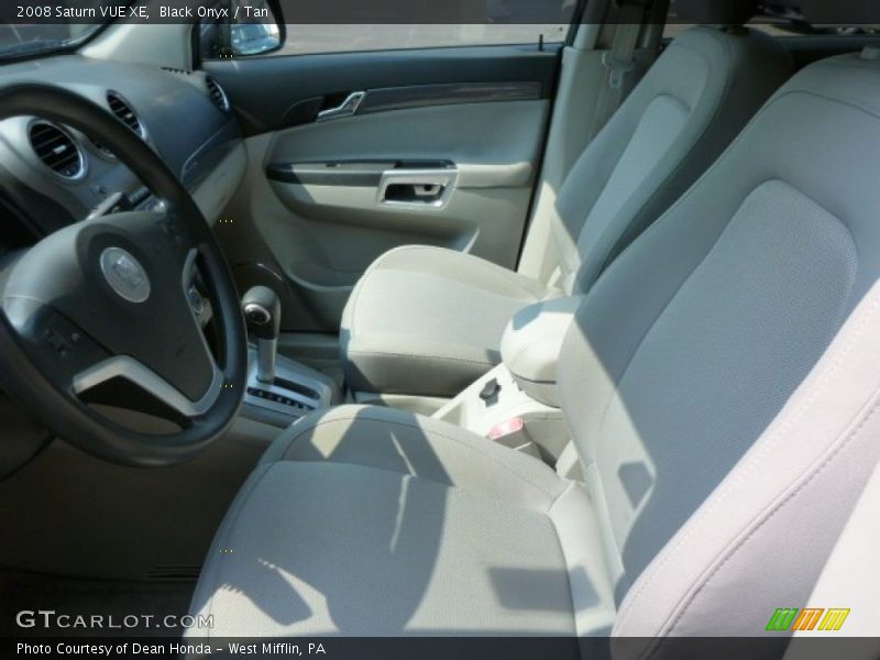 Black Onyx / Tan 2008 Saturn VUE XE