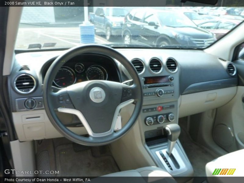 Black Onyx / Tan 2008 Saturn VUE XE