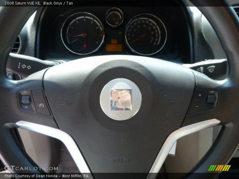 Black Onyx / Tan 2008 Saturn VUE XE