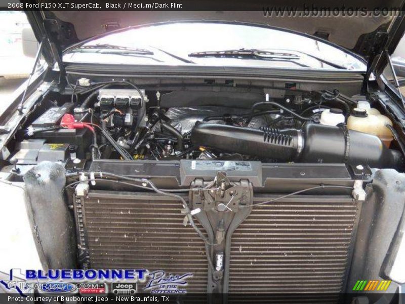 Black / Medium/Dark Flint 2008 Ford F150 XLT SuperCab