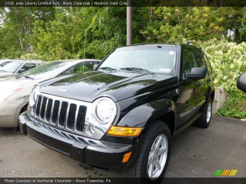 Black Clearcoat / Medium Slate Gray 2005 Jeep Liberty Limited 4x4