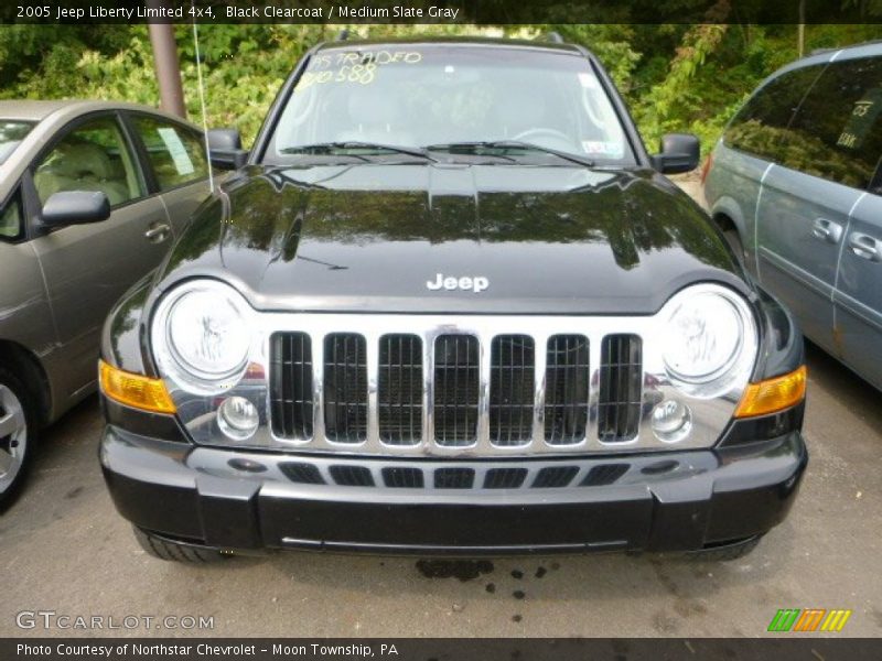 Black Clearcoat / Medium Slate Gray 2005 Jeep Liberty Limited 4x4