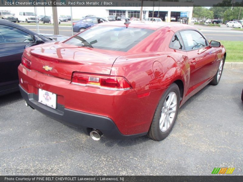 Red Rock Metallic / Black 2014 Chevrolet Camaro LT Coupe