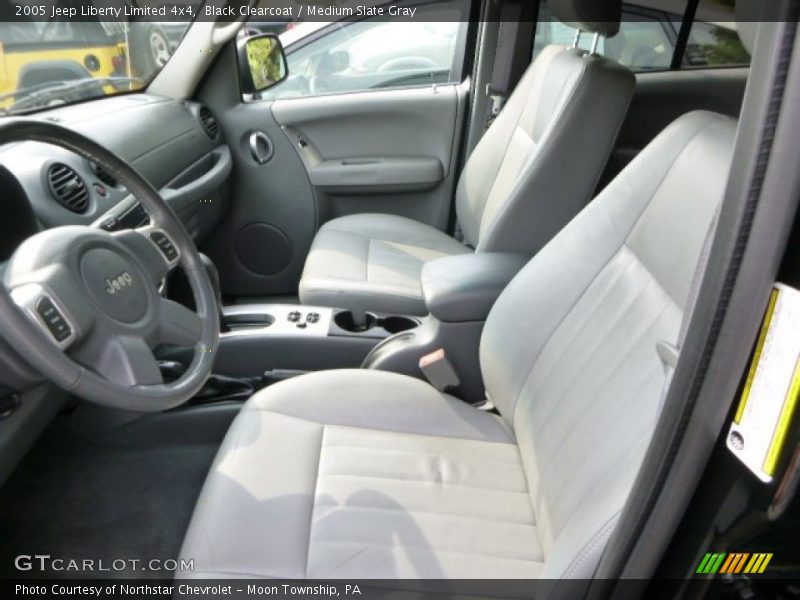 Black Clearcoat / Medium Slate Gray 2005 Jeep Liberty Limited 4x4