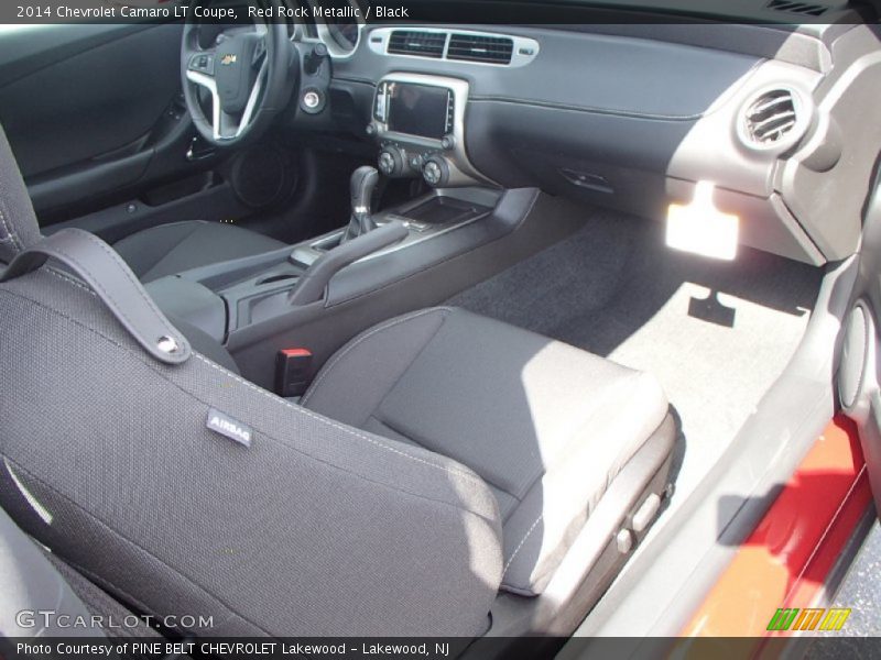 Red Rock Metallic / Black 2014 Chevrolet Camaro LT Coupe