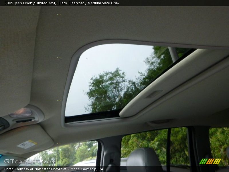 Black Clearcoat / Medium Slate Gray 2005 Jeep Liberty Limited 4x4