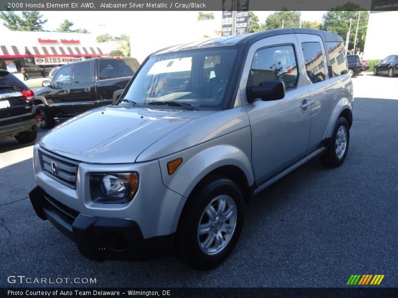Alabaster Silver Metallic / Gray/Black 2008 Honda Element EX AWD