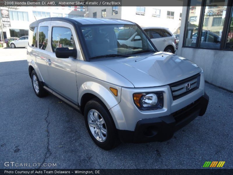 Alabaster Silver Metallic / Gray/Black 2008 Honda Element EX AWD