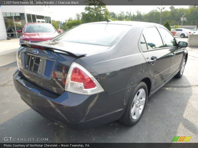 Alloy Metallic / Charcoal Black 2007 Ford Fusion SE