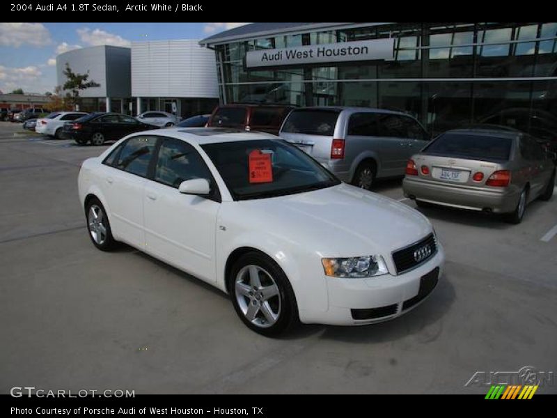 Arctic White / Black 2004 Audi A4 1.8T Sedan
