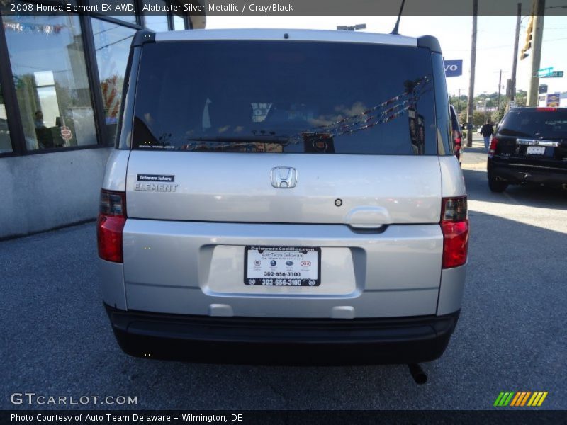 Alabaster Silver Metallic / Gray/Black 2008 Honda Element EX AWD