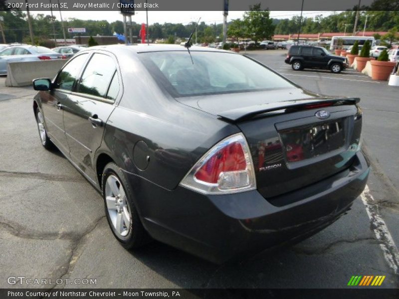 Alloy Metallic / Charcoal Black 2007 Ford Fusion SE