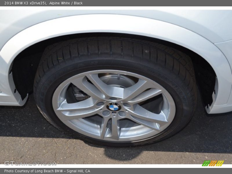 Alpine White / Black 2014 BMW X3 xDrive35i