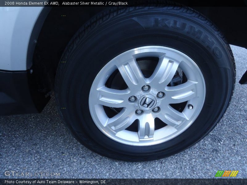 Alabaster Silver Metallic / Gray/Black 2008 Honda Element EX AWD