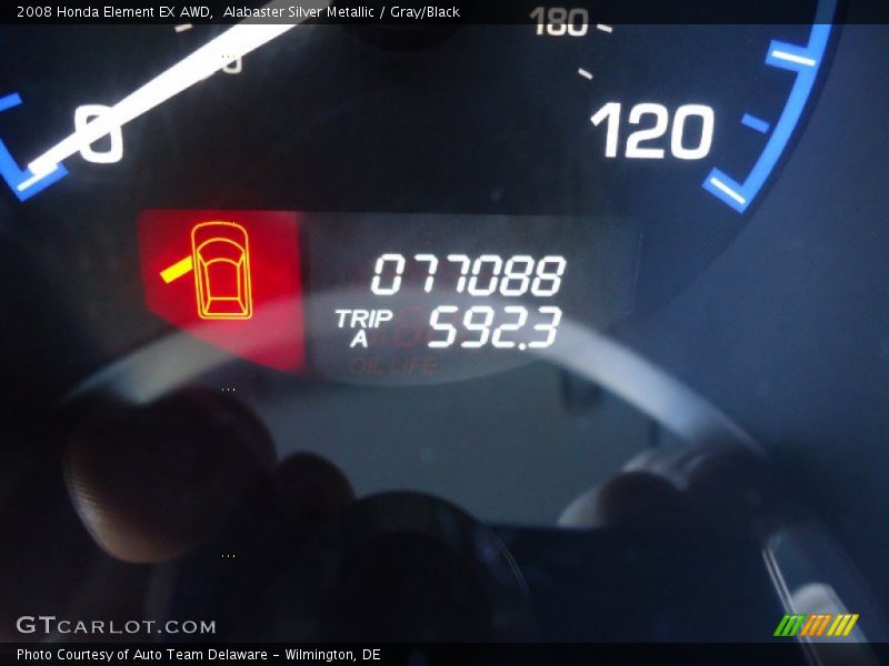 Alabaster Silver Metallic / Gray/Black 2008 Honda Element EX AWD