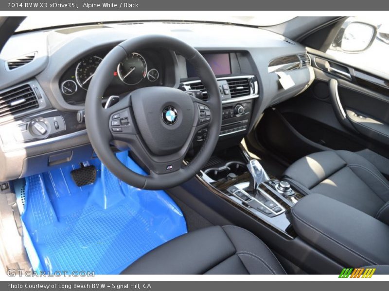 Alpine White / Black 2014 BMW X3 xDrive35i