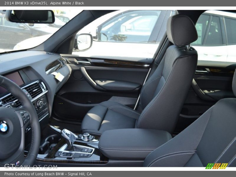 Alpine White / Black 2014 BMW X3 xDrive35i