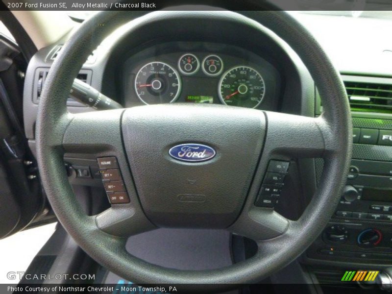 Alloy Metallic / Charcoal Black 2007 Ford Fusion SE