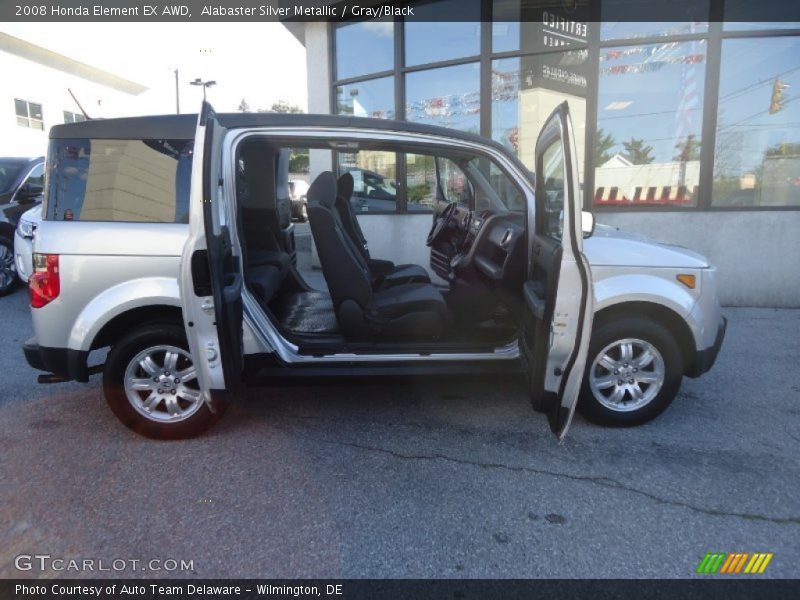 Alabaster Silver Metallic / Gray/Black 2008 Honda Element EX AWD