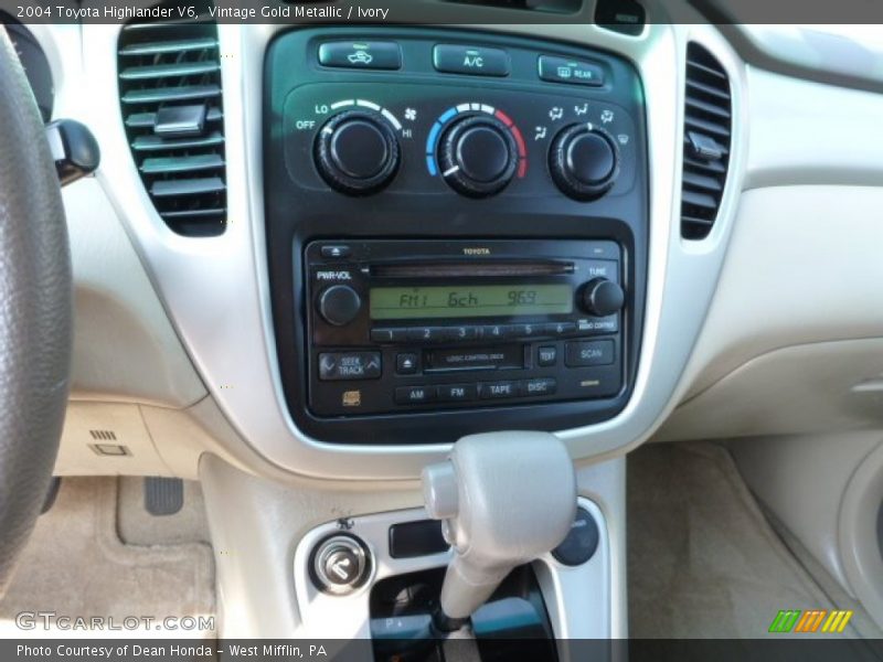 Vintage Gold Metallic / Ivory 2004 Toyota Highlander V6