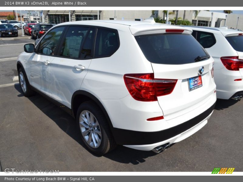 Alpine White / Black 2014 BMW X3 xDrive28i
