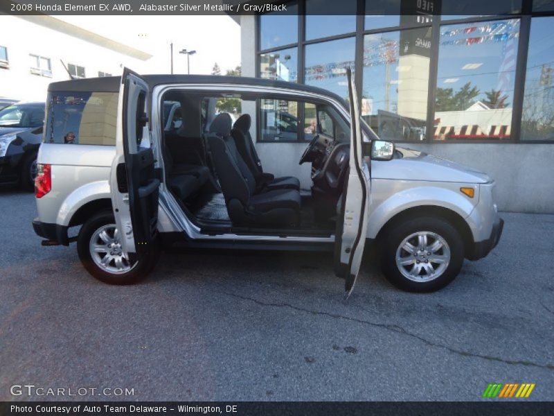 Alabaster Silver Metallic / Gray/Black 2008 Honda Element EX AWD