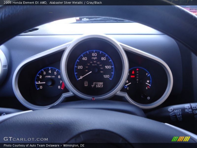 Alabaster Silver Metallic / Gray/Black 2008 Honda Element EX AWD