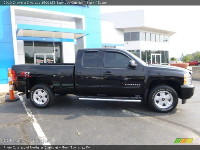 Black / Ebony 2010 Chevrolet Silverado 1500 LTZ Extended Cab 4x4