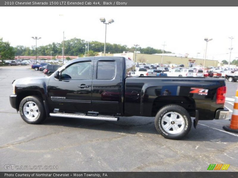 Black / Ebony 2010 Chevrolet Silverado 1500 LTZ Extended Cab 4x4