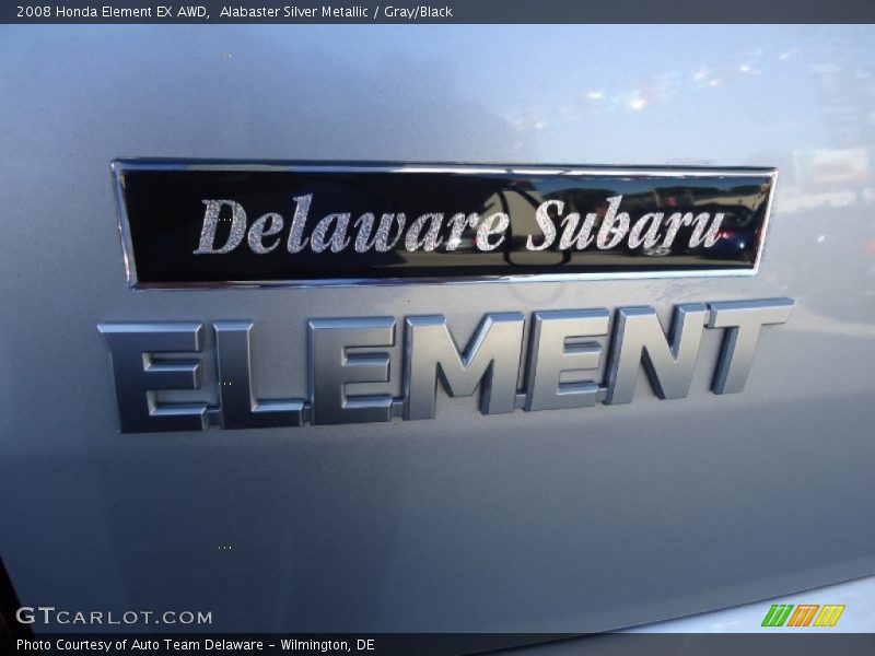 Alabaster Silver Metallic / Gray/Black 2008 Honda Element EX AWD