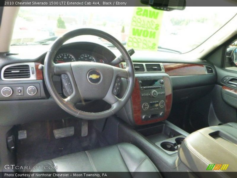 Black / Ebony 2010 Chevrolet Silverado 1500 LTZ Extended Cab 4x4