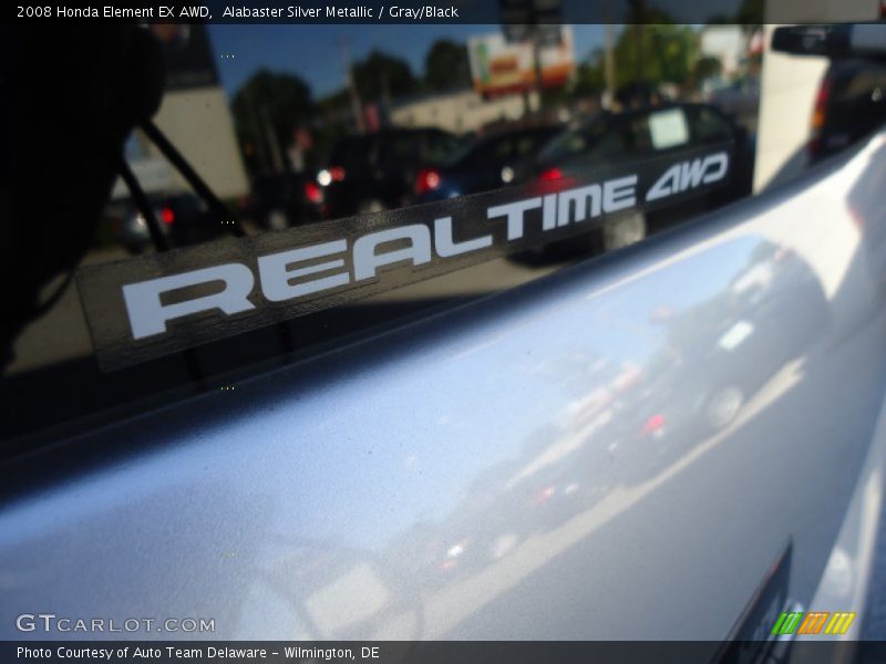Alabaster Silver Metallic / Gray/Black 2008 Honda Element EX AWD