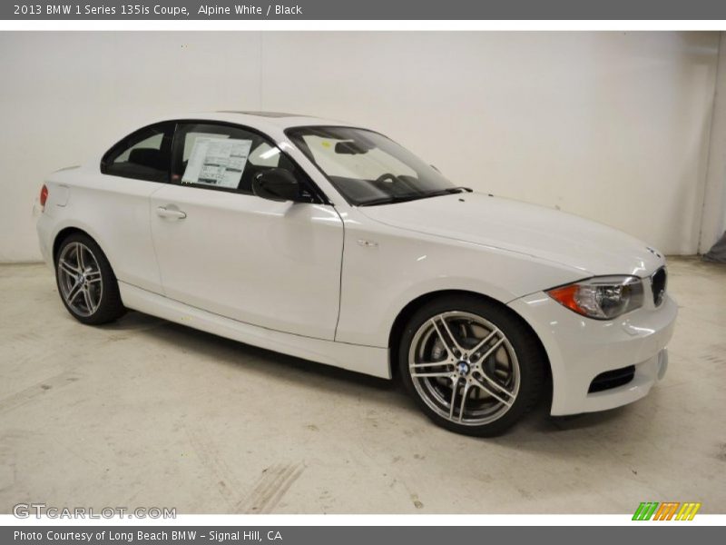 Alpine White / Black 2013 BMW 1 Series 135is Coupe