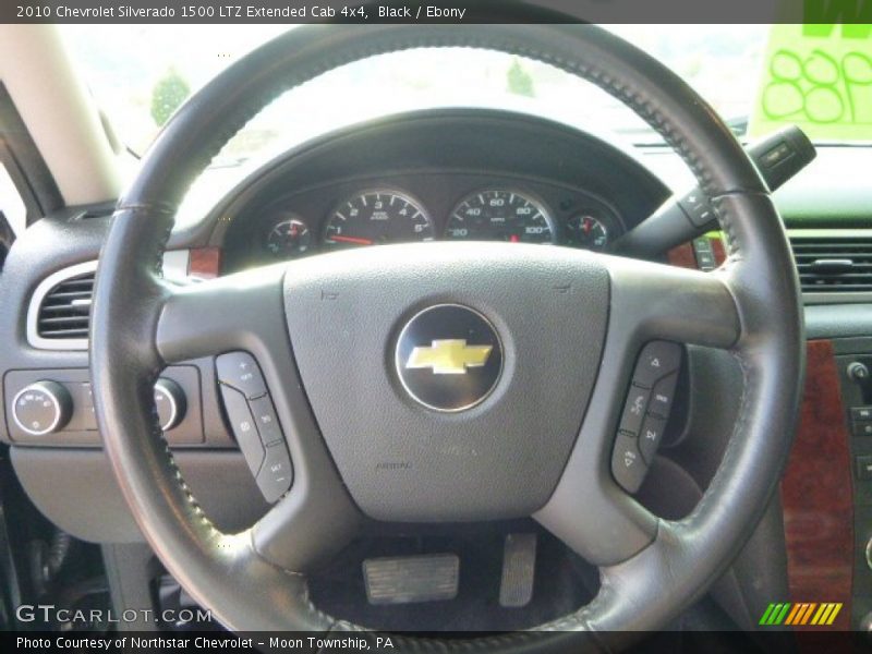 Black / Ebony 2010 Chevrolet Silverado 1500 LTZ Extended Cab 4x4