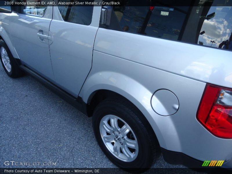 Alabaster Silver Metallic / Gray/Black 2008 Honda Element EX AWD