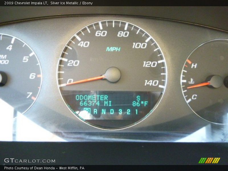 Silver Ice Metallic / Ebony 2009 Chevrolet Impala LT