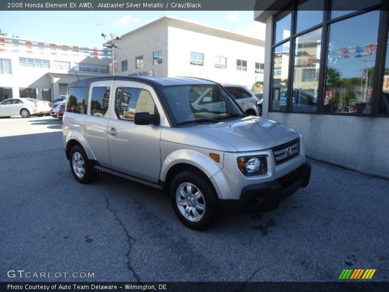 Alabaster Silver Metallic / Gray/Black 2008 Honda Element EX AWD