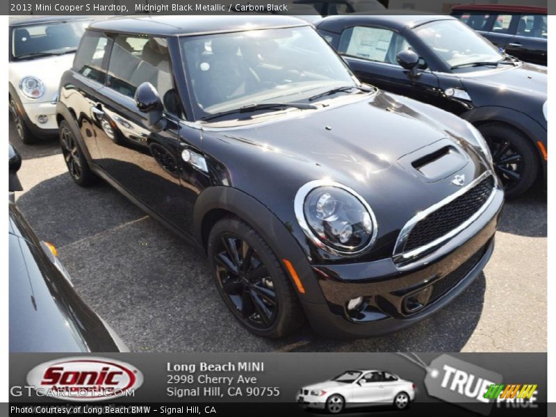 Midnight Black Metallic / Carbon Black 2013 Mini Cooper S Hardtop