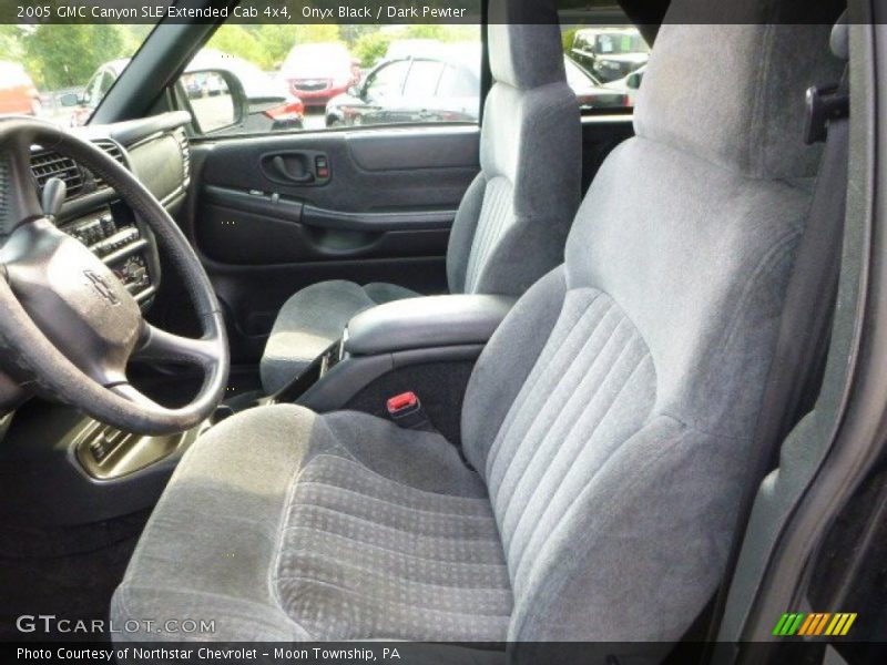 Onyx Black / Dark Pewter 2005 GMC Canyon SLE Extended Cab 4x4