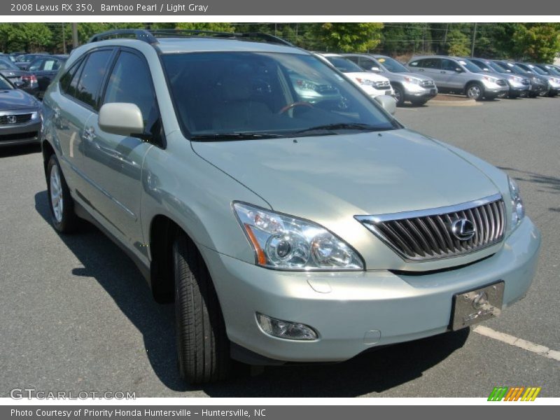 Bamboo Pearl / Light Gray 2008 Lexus RX 350