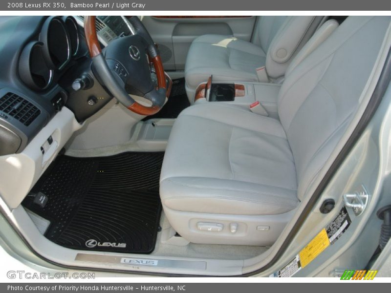 Bamboo Pearl / Light Gray 2008 Lexus RX 350